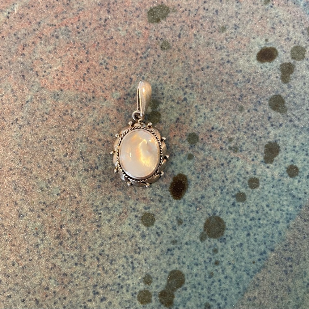 Sterling and Mother of Pearl Pendant